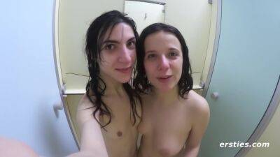 Sexy Babes Have Lesbian Fun In The Spa on lesbiandaughter.com