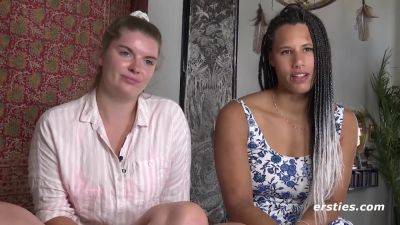 Amateur lesbians Natascha & Lena S - Brunette - Germany on lesbiandaughter.com