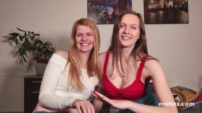 Hot Redhead Lesbian Finds a Way To Make Her Sexy Friend Feel Better - Blonde and redhead - Germany on lesbiandaughter.com
